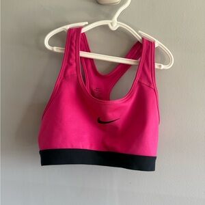 Nike Dri-FIT Pink Sports Bra Small Racerback Athletic Workout Top
